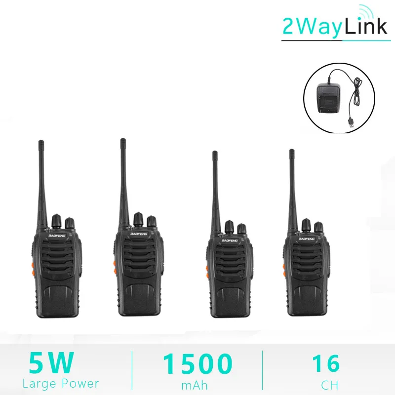 

Baofeng BF-888S Walkie Talkie 888s 5W Two Way Radio 400-470MHz UHF BF 888S H777 Cheap Radio Baofeng Ham Radio Stations USB/EU