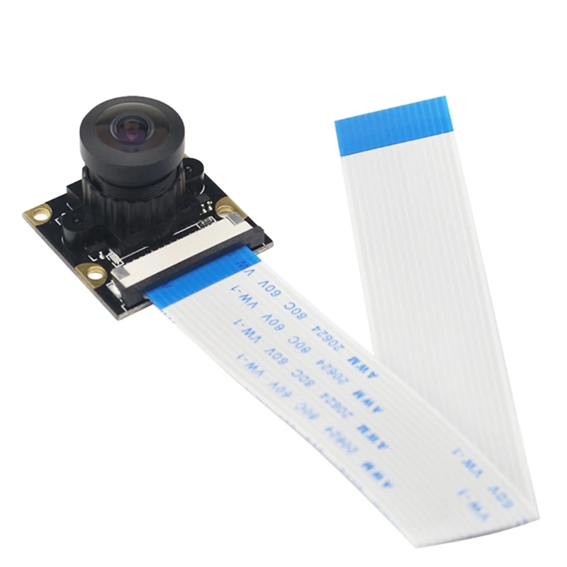 

Raspberry Pi 4/Pi 4B/3B+/3B Camera Fisheye Wide Angle 160 Degree 5MP 1080p Night Vision Camera with IR Sensor LED Light