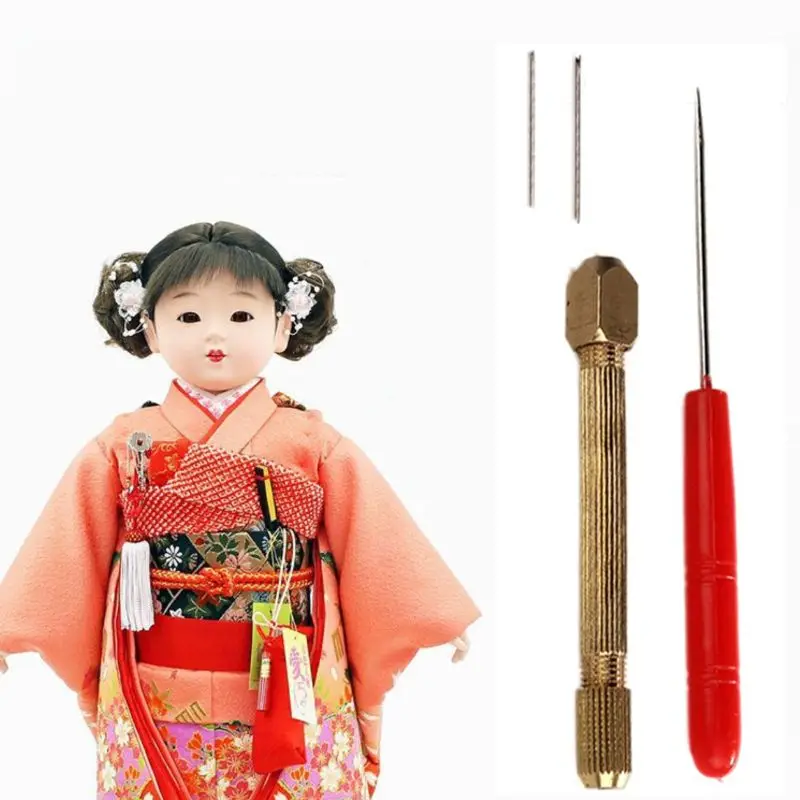 

1set DIY Doll Hair Toll Set 0.6/0.8mm Doll Hair Rooting Reroot Rehair Tool