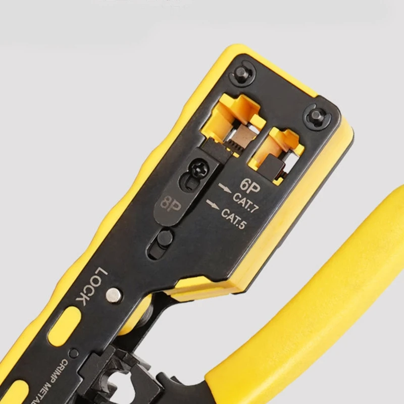 

Multifunction Wire Crimping Pliers Handhold Network Crimper Cable Plier Stripper Connector Repair Hand Tool HX6C