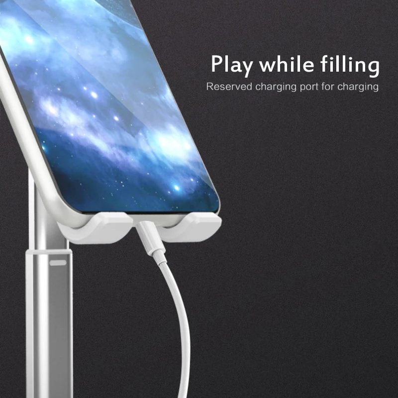 Универсальный держатель для телефона Подставка iPhone 11 Xiaomi металлический складной