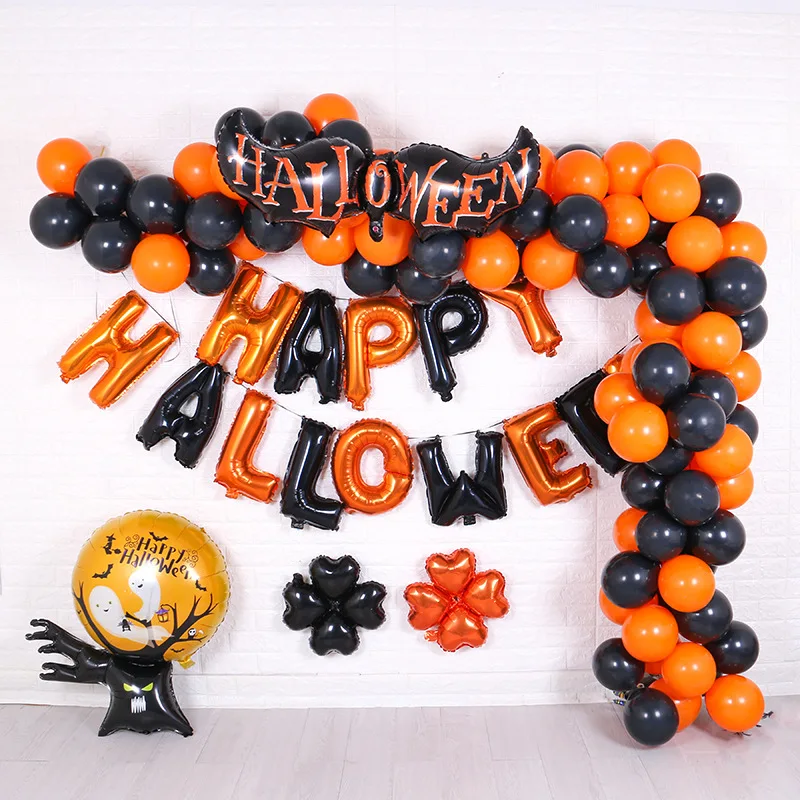 Набор алюминиевых шаров с буквами на Хэллоуин для бара торгового центра