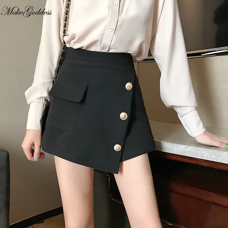 

Women's Skirts Casual Lady Kawaii Ulzzang Ins Punk Casual Irregular High Waist Skirt Female Korean Vintage Clothing For Women