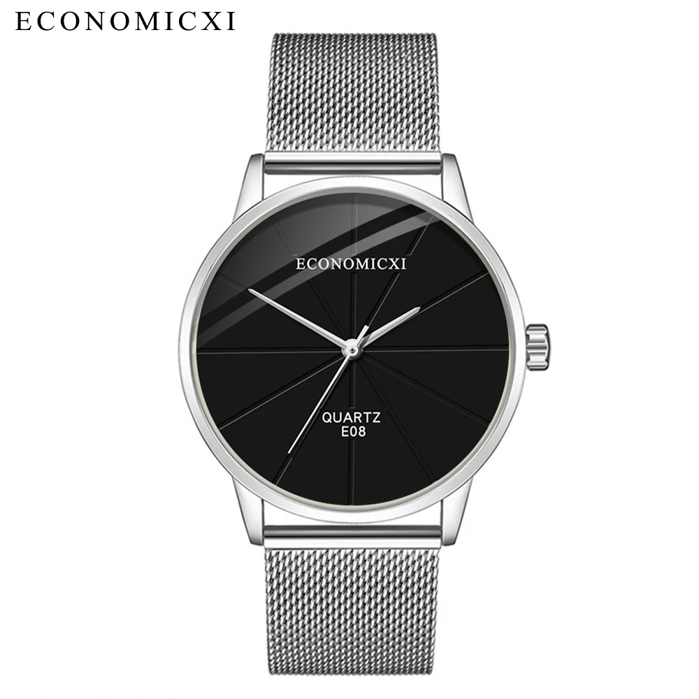 2020 минималистичные мужские модные ультра тонкие часы простые деловые из