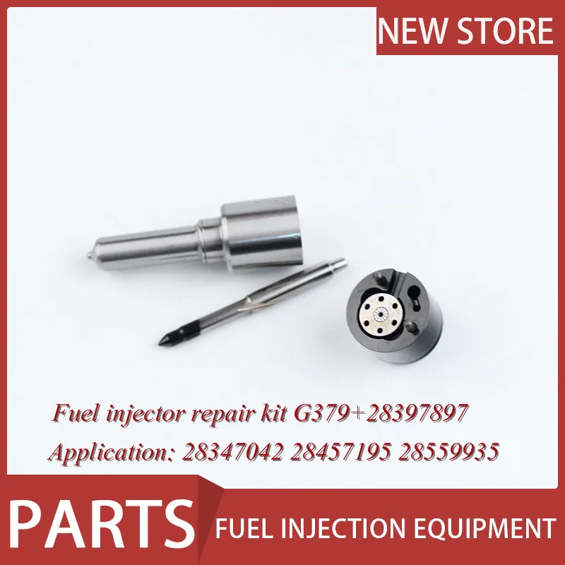 

Injector repair kit G379 nozzle and 28397897 valve assembly for Delphi 28347042 28457195 28559935