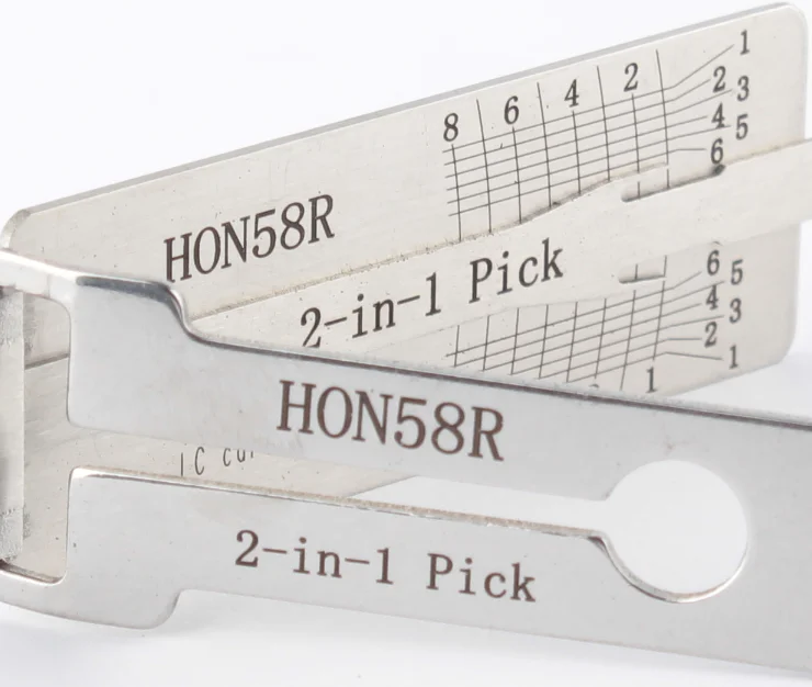 

HON58R 2-In-1 Flat 8 Cut for Honda and ISUZU, by Original Lishi