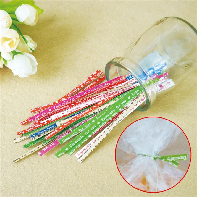 700 шт. лента для обёртывания галстук из крафт-бумаги целлофановых конфет