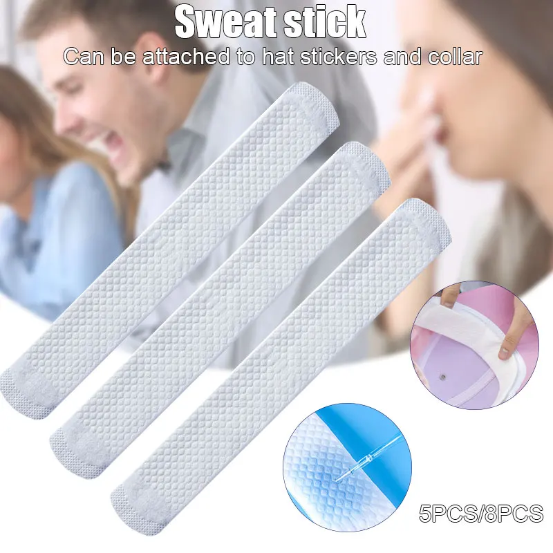5/8 шт. одноразовые воротник впитывает пот колодки самоклеящаяся шеи вкладыш