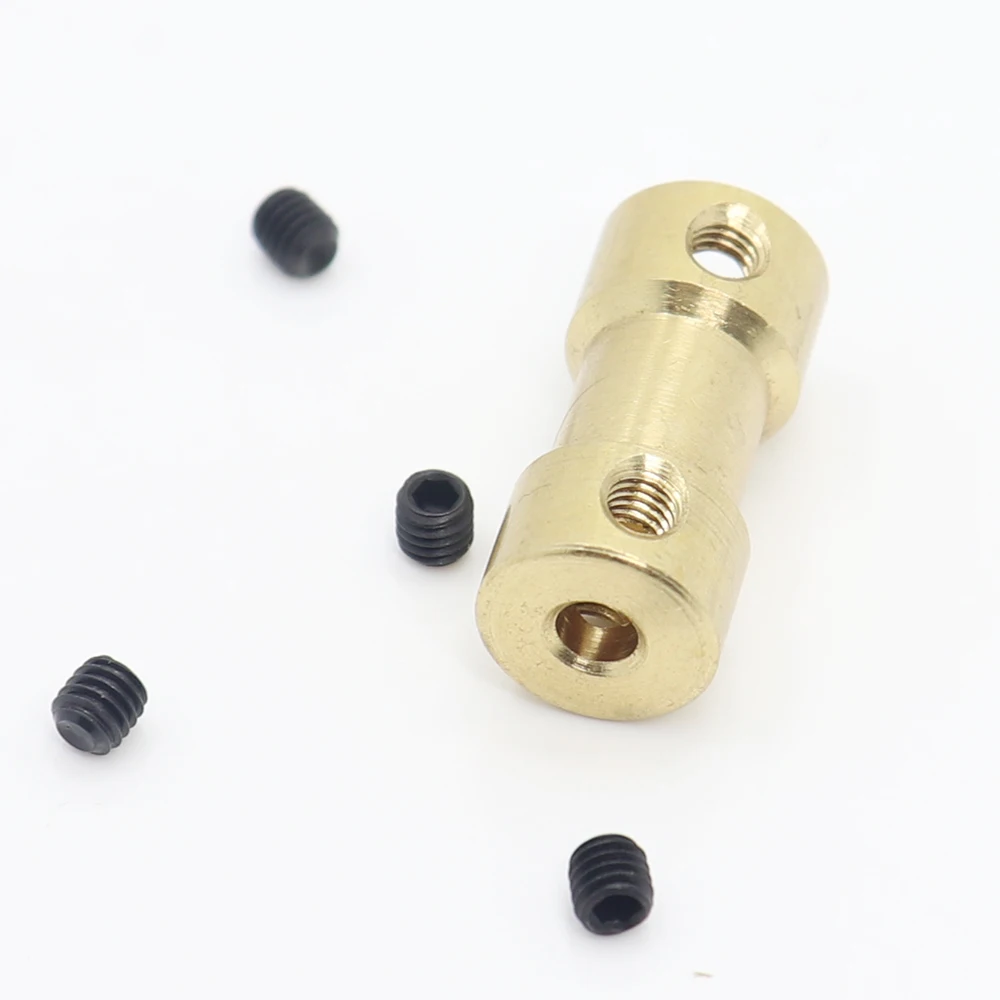 4 шт. моторный вал Соединительная муфта разъем трубчатый переходник латунь
