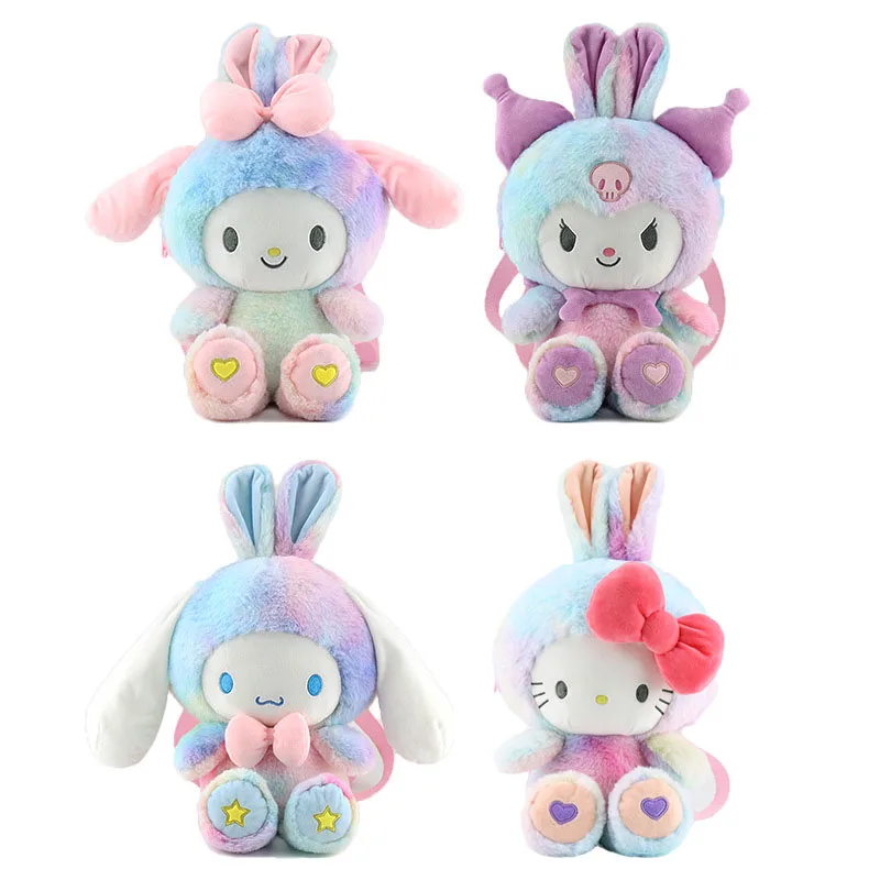 Kawali 40 см My Melody Kitty Kuromi Cinnamoroll Hello Kt аниме мягкий плюшевый модный рюкзак красивый
