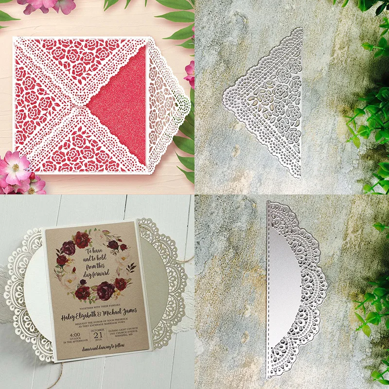 Металлические штампы для скрапбукинга бумаги рождественской елки сделай сам