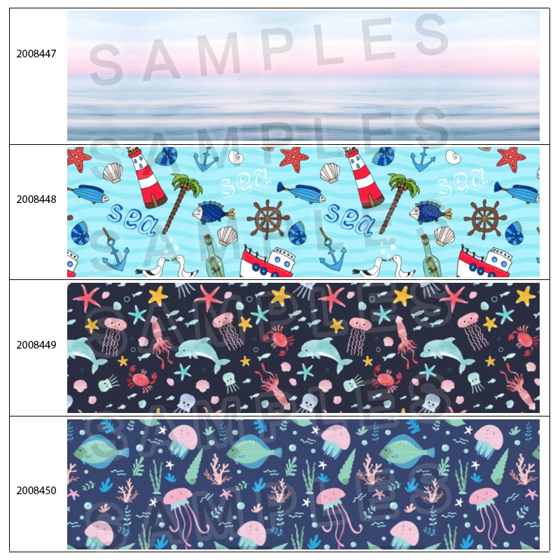 Новинка 10 ярдов печатная корсажная лента с рисунком морской звезды/атласная