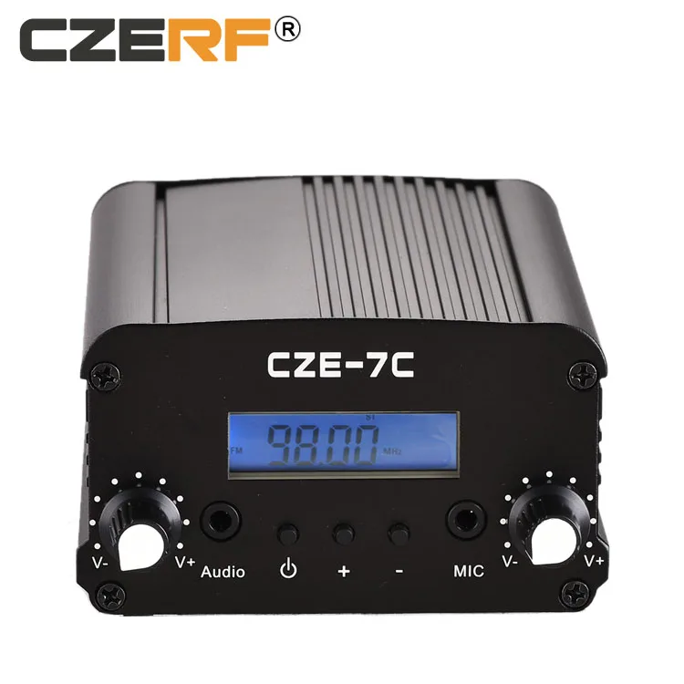 

CZE-7C 1W/7W wireless rs232 broadcast stereo PLL low power FM Transmitter