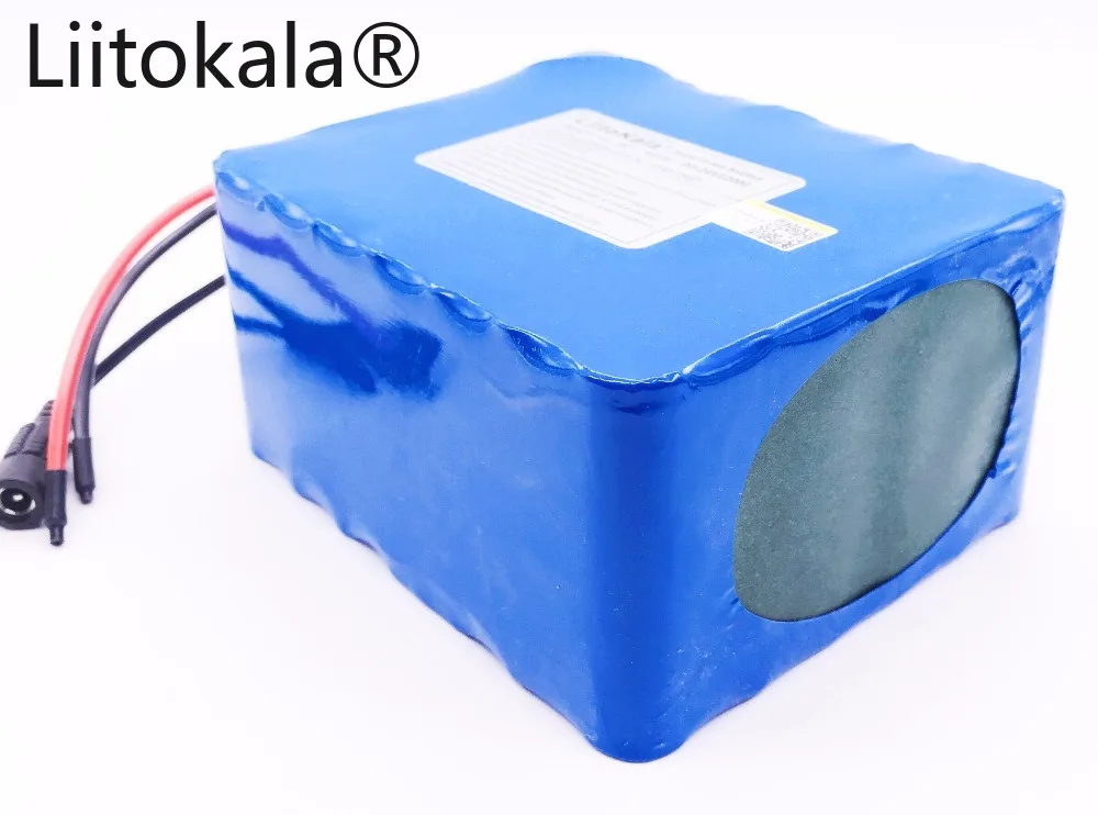 

LiitoKala 24v 12ah 7S6P battery pack 15A BMS 250w 29.4V 12000mAh battery pack for wheelchair motor electric 29.4V 2A Charger