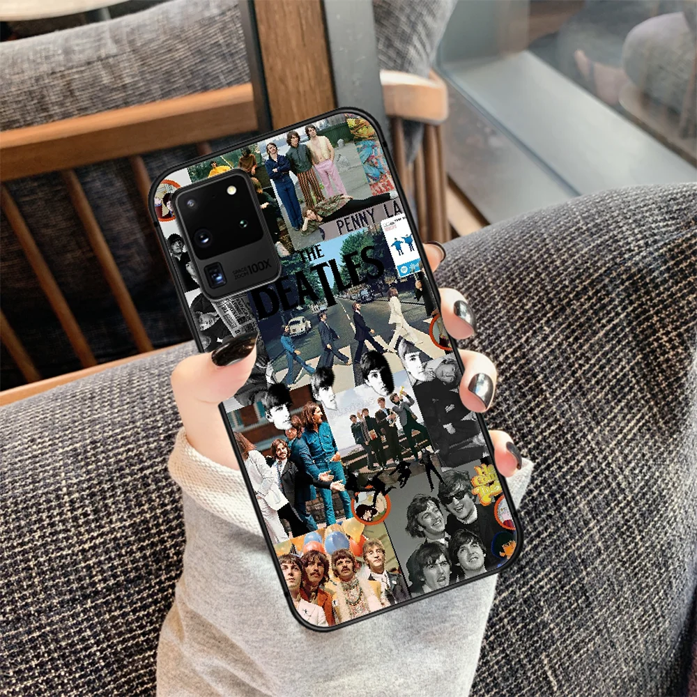 

Beatle Band Phone Case Cover Hull For Samsung Galaxy S 7 8 9 10 e 20 FE edge uitra plus Note 9 10 20 black Shell Luxury Etui