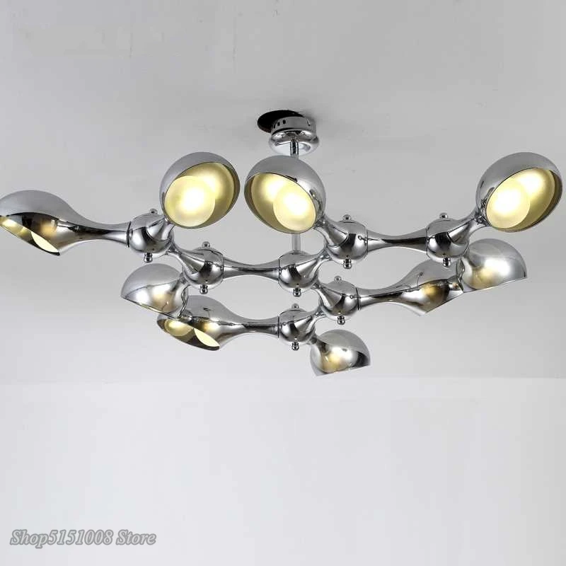 Современная люстра в стиле пост модерн дизайнерские стеклянные подвесные лампы