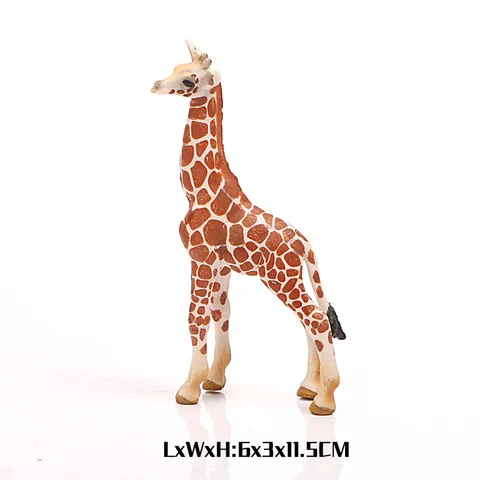 Моделирование большой размер животного жираф, игрушка, фигурка, животные, модель, сплошной ПВХ, экшн и игрушки, фигурки, игрушки для детей, коллекция