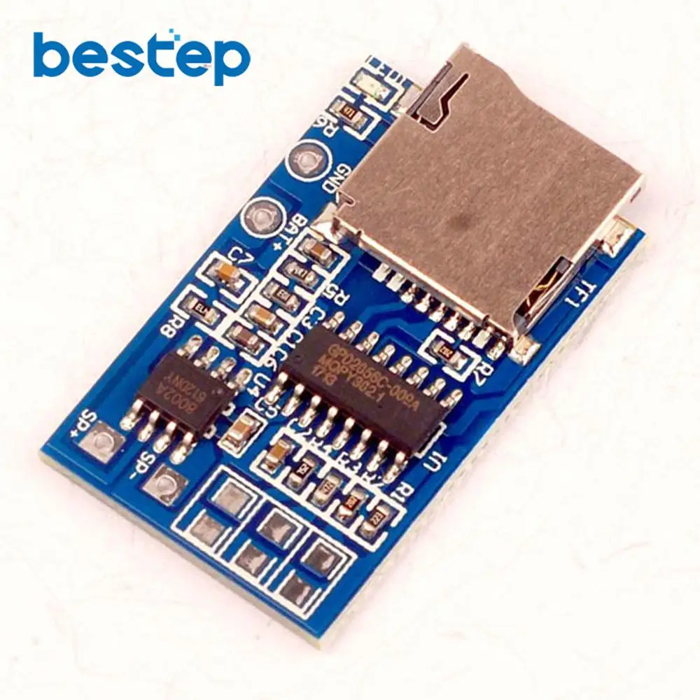 GPD2846A TF Card MP3 Decoder Board 2W Amplifier Module for Arduino GM Power Supply Module