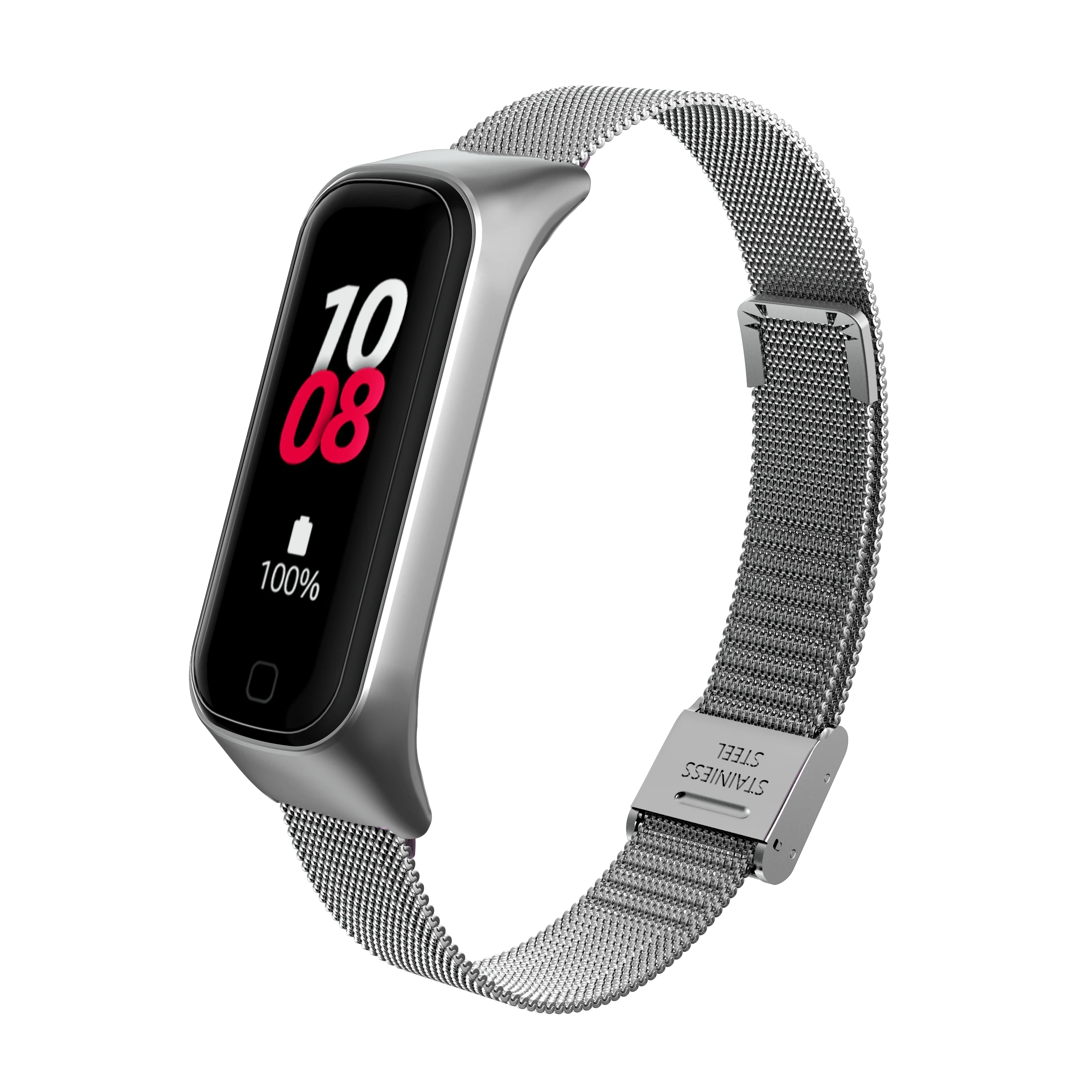 Металлический браслет для Samsung Galaxy Fit 2 Band ремешок из нержавеющей стали Fit2 R220 Smart