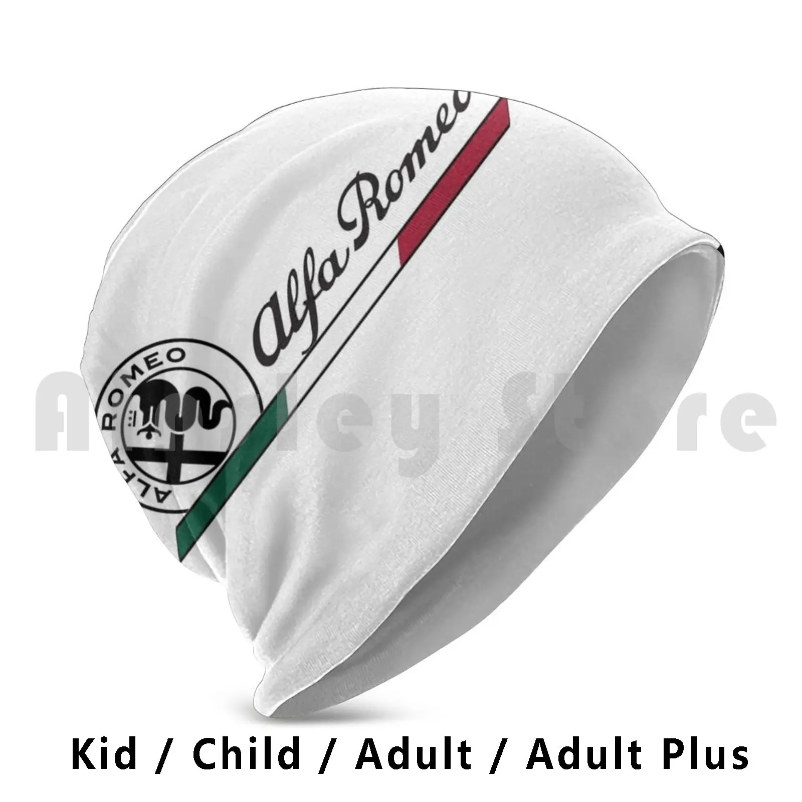 

Alfa Romeo Classic Italy Beanies Knit Hat Hip Hop Alpha Alfa Romeo Biscione Cuore Sportive Sports Cars Italy