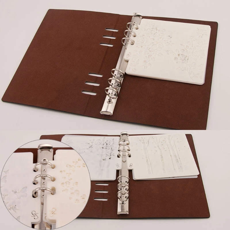 

5 Sheets DIY Scrapbooking Cutting Dies Stencil Storage Book Collection Album Cover