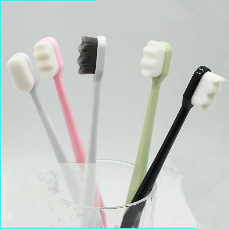 Cepillo de dientes para mujer embarazada, fibra suave ultrafina, viaje ecol&oacute;gico, port&aacute;til, Maternal-1