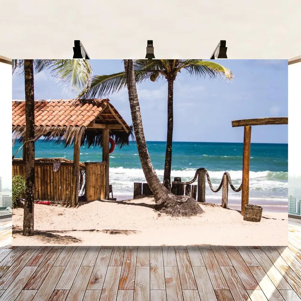 

Красивый Виниловый фон для фотосъемки с изображением моря пляжа солнечного света подводного пейзажа, украшение детской комнаты, ванной