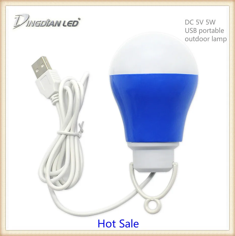 Лампочка USB светильник цветная экологичная лампа из пвх 5 в вт портативный