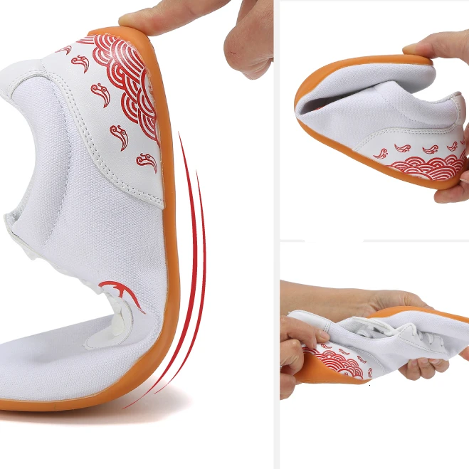 Холщовые дышащие туфли Tai Chi свободная гибкая обувь кунг-фу ушу кроссовки для