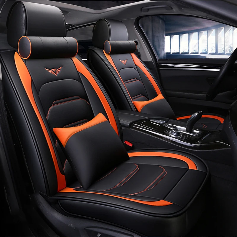 

Универсальные чехлы на сиденья автомобиля ZRCGL для Cadillac, все модели SRX CTS Escalade ATS SLS CT6 XT5 CT6 ATSL XTS, аксессуары для стайлинга автомобиля