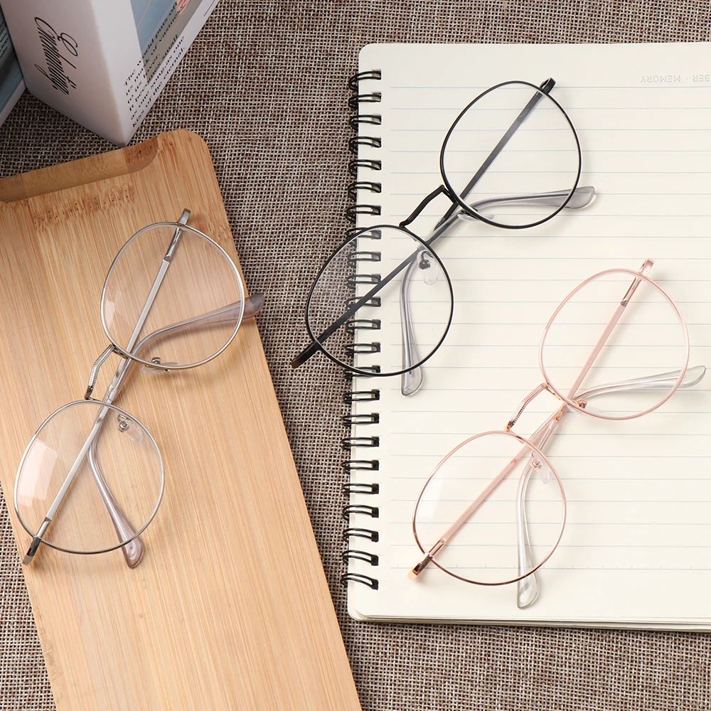 Новые винтажные круглые очки для близорукости женщин и мужчин Ультрамодный