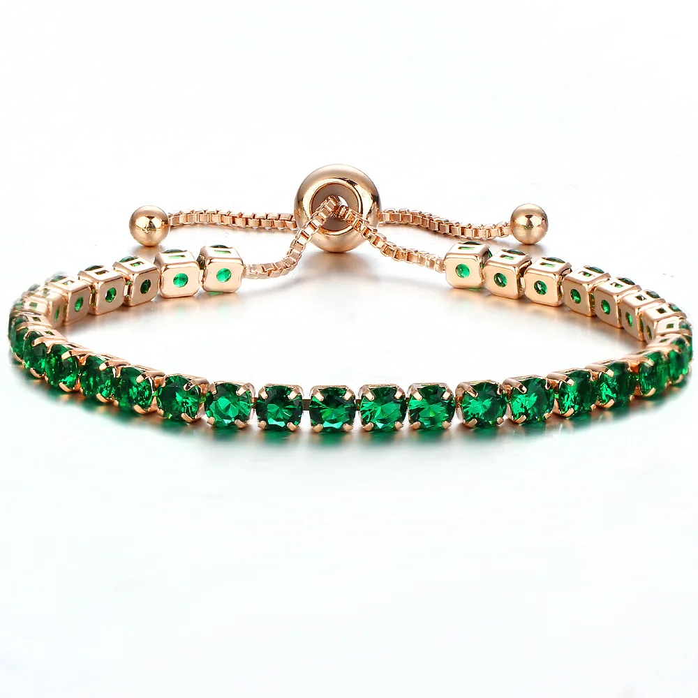 Классический Мозаичный Кристальный Браслет-Тяга Iced Zircon Tennis Chain для Леди Девушек Изысканное Ювелирное Изделие.