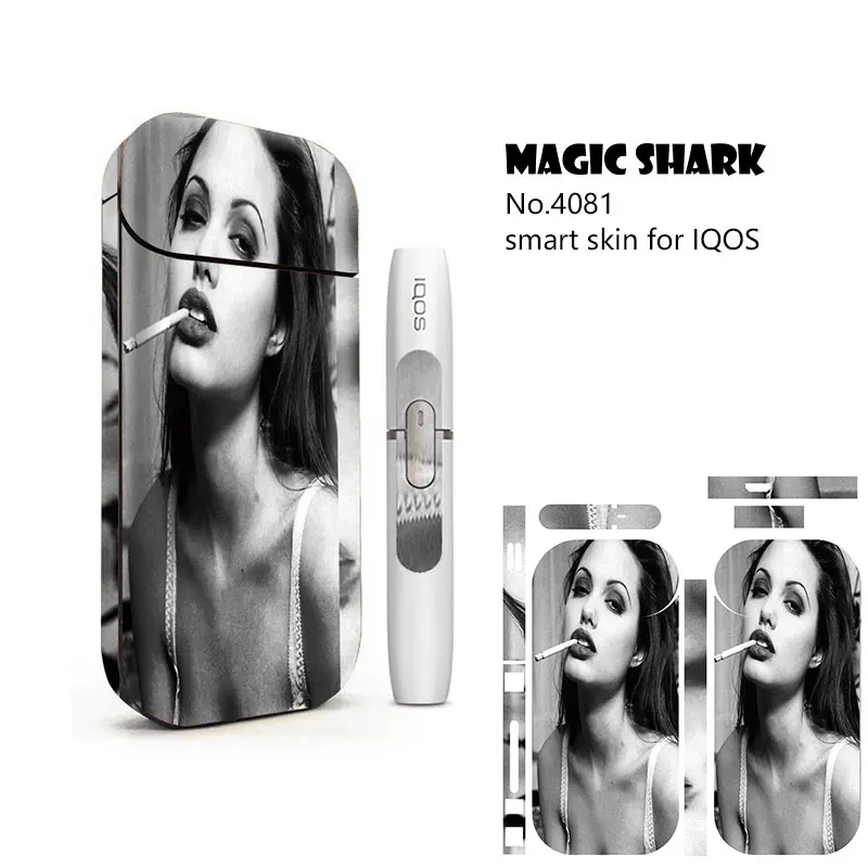 Модная наклейка на чехол с изображением ангела Юлии розы и ягоды для IQOS 2 4 Plus p