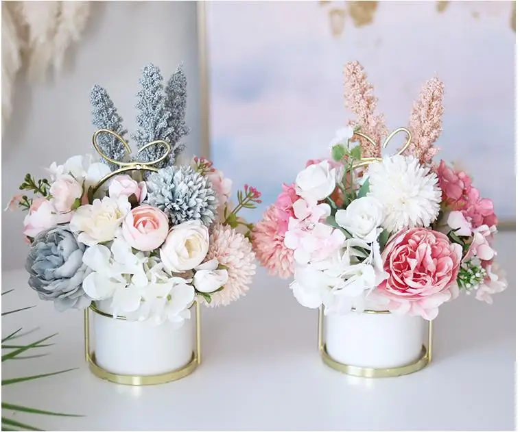 Набор горшков для цветов в Европейском стиле искусственный набор ваза