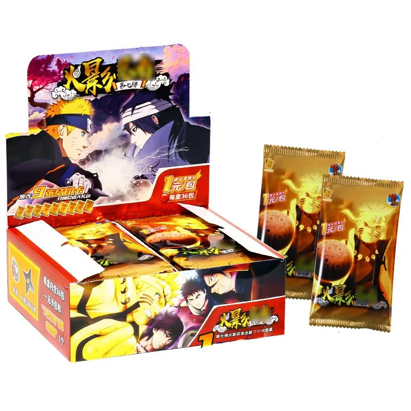 Juego coleccionable de cartas de Anime Shippuden Hinata Sasuke Itachi Kakashi Gaara, 2021-100 Uds., novedad de 180-2