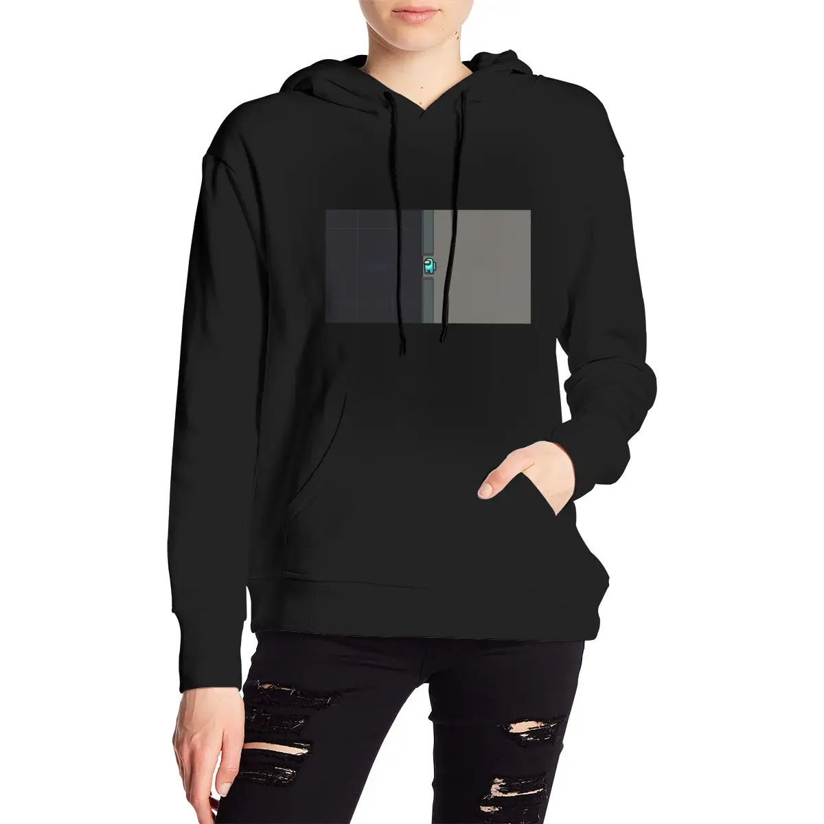 

Game Comic Kawaii Fashion Print hoody 90s Women Crop Top Impostor Sus Sussy Amogus hoodie Tops Streetwear