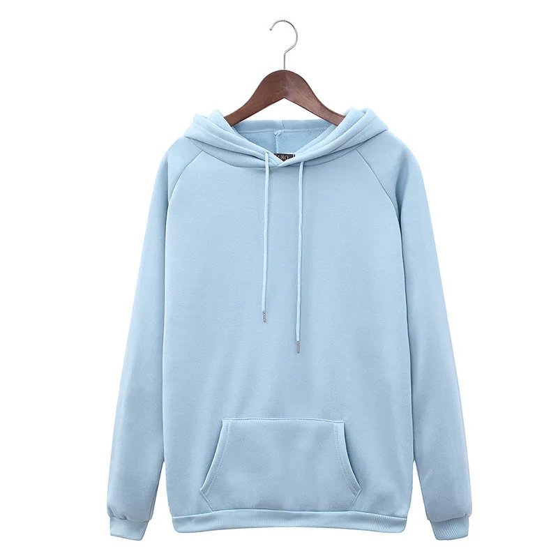 

Fall/Winter Women's Hooded Sweater Solid Color Loose Casual Ladies' Top Hoodies Women Girls Sweatshirt