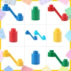 15 шт., Детский конструктор Цветы и ветви