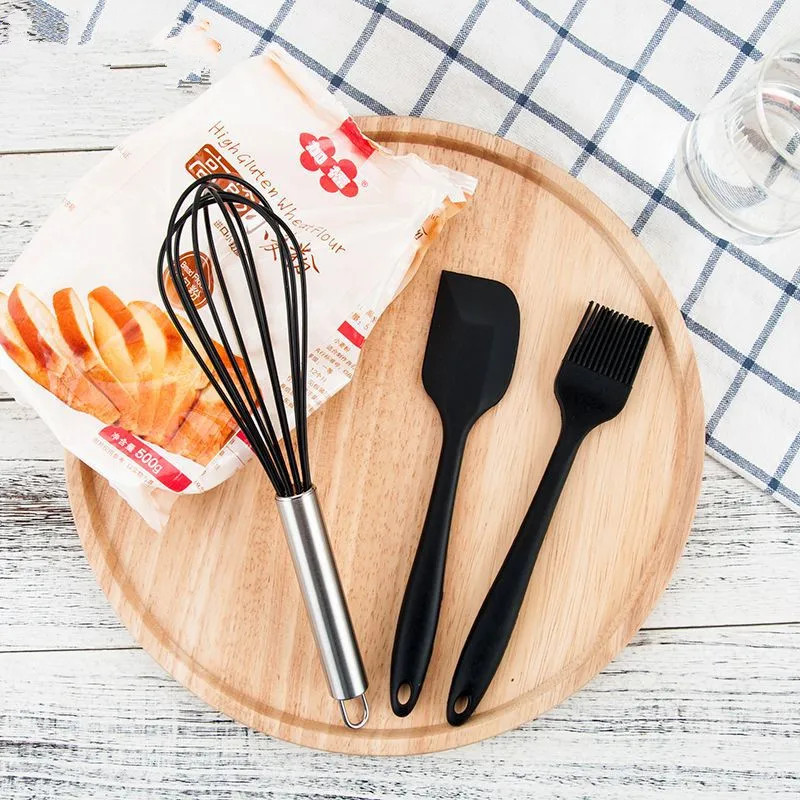 5 шт. набор силиконовых инструментов для приготовления пищи антипригарная