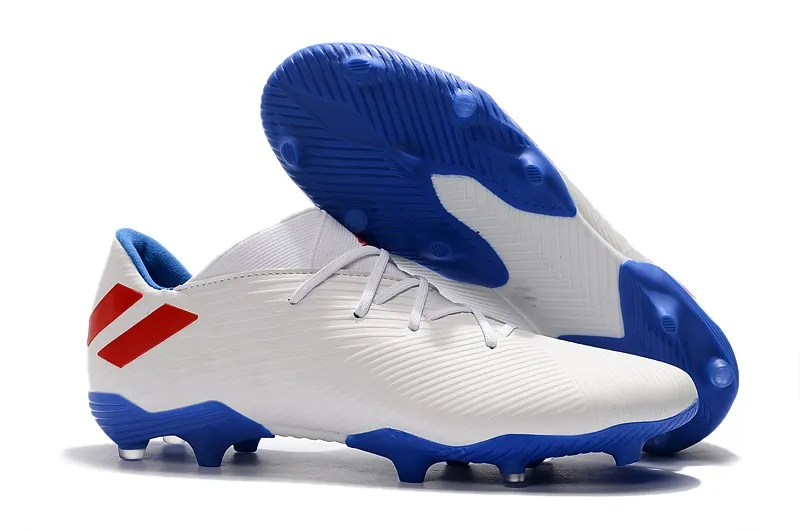 Новое поступление, Мужская футбольная обувь Messi Nemeziz 19,1, FG ace 19+ x 19,1, без шнуровки, футбольные низкие уличные ботинки, бутсы, размер US6.5-11
