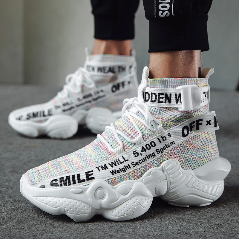 Мужская и женская повседневная обувь лоферы кроссовки для бега мужские белые