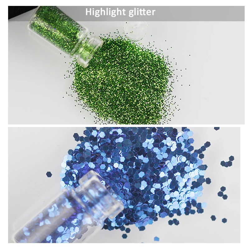 12/48 сворачиваемая Спортивная бутылка (не содержит бис набор Блестки для нейл Арта