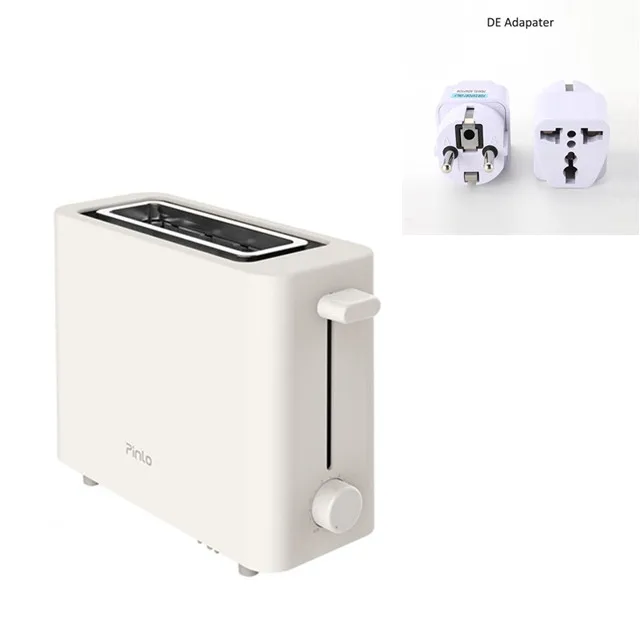 Add DE Adapter Xiaomi Pinlo игрушечный тостер PL-T050W1H тостеры печь выпечки Кухня Приспособления завтрак хлеб машина для производства сэндвич быстро защитный - Цвет: Add DE Adapter