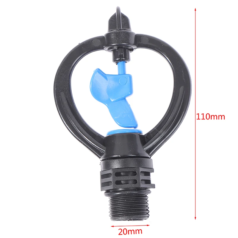 

4Pcs Male lawn Irrigation 360 Degree Automatic Rotary Nozzle Sprinkler