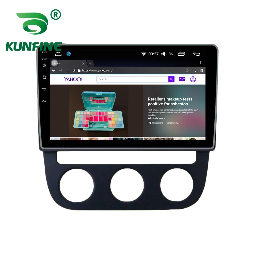 Автомагнитола для VW Sagitar 2006-2010 с авто-кондиционером, восьмиядерная Android 10.0, DVD GPS навигация, плеер без рамки, радио.
