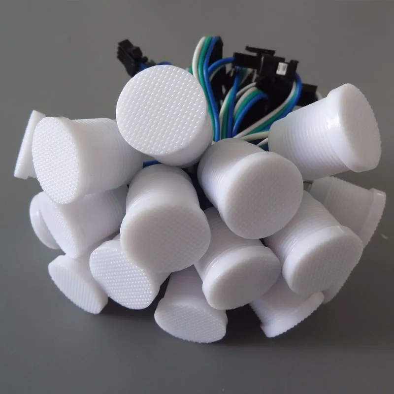 Светодиодный модуль с прозрачной/молочной крышкой 20 мм 5 в постоянного тока ws2811IC