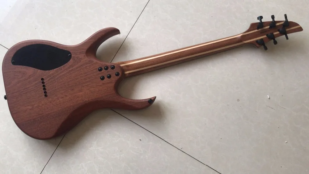 Гитары+ завод+ mayones duvell 6 или 7 Строки Гитары гриф из черного дерева 5 слоев шеи с болтовым креплением блокировки тюнеры mayones Гитары
