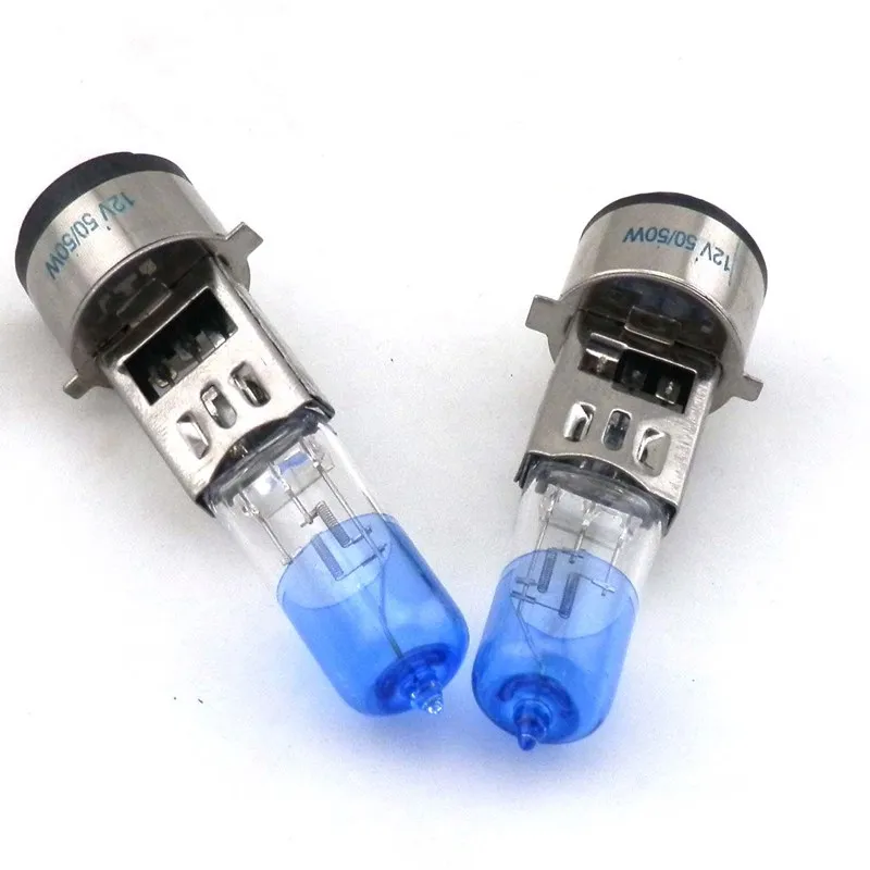 2 шт. BA20 50/50 Вт BA20d ATV Quad скутер фары для мотоцикла велосипеда лампы 12v|bulb ba20dbulb motorcycle