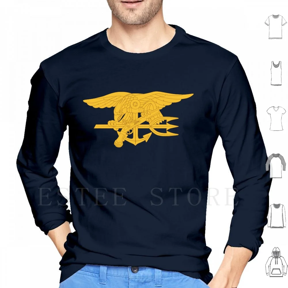 

Navy Seals Hoodies Long Sleeve Navy Seals Seals Trident