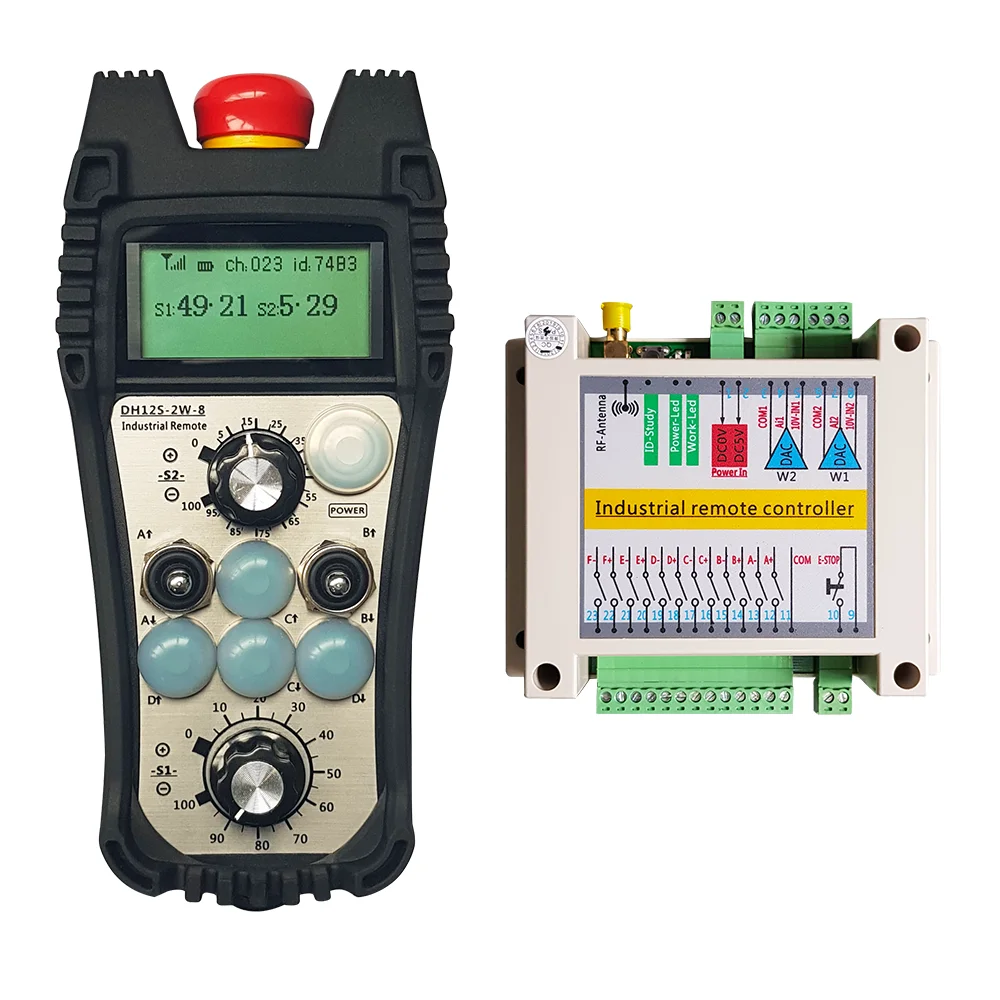 

joystick hoist radio wireless crane remote control with 8 function